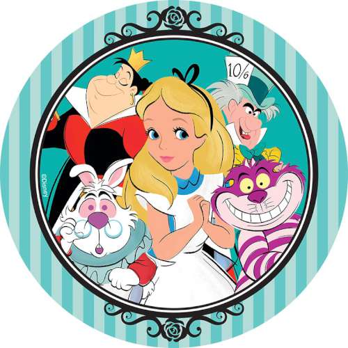 Alice In Wonderland Icing Image - Click Image to Close